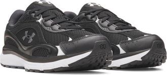 Under Armour UA Tech Runner Sneaker in Black/Castlerock at Nordstrom, Size 11.5