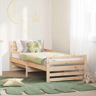 vidaXL Vidaxl - Letto Estensibile per Bambini Other Marrone 80 x 130 / 165 / 200 cm