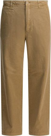 Auralee Finix Trousers Beige-Uomo