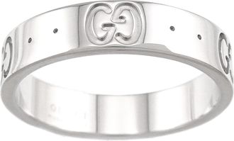 Gucci White Gold (18K) Band Ring (Pre-Owned)