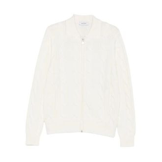 Gran Sasso Vest van Scheerwol - Heren - Truien - Wit - Maat: L Wol