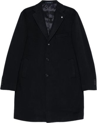 Tagliatore Cappotto Foderato Bruce - Heren - Mantel - Blauw - L - Jassen