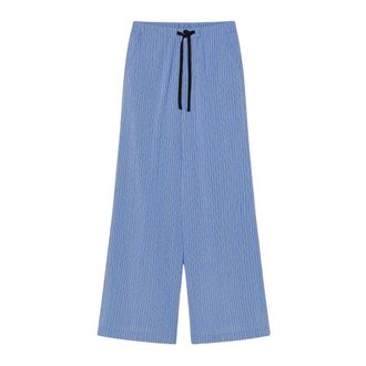 Pomandere Wide Trousers, female, Blue, Size: XS Pajama Trousers