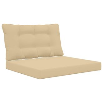 vidaXL Vidaxl Cuscino Per Divano Da Esterno Poliestere Beige 80 X 68,5 X