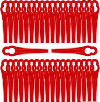 No Brand Cuchillas De Pl&aacute;stico De 100 Hojas. Aptas Para Cortac&eacute;sped