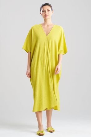 Natori Onsen Caftan in Chartreuse at Nordstrom, Size Medium