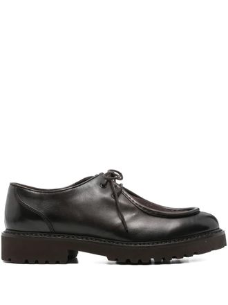 Doucal's lace-up derby shoes - Brown