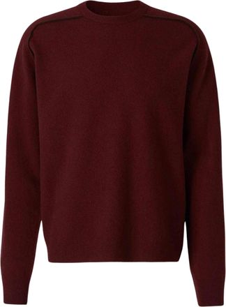 Maison Margiela Burgundy Crewneck Jumper