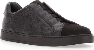 Doucal's Mens Sneakers Spencer Brown Calfskin Calf Trainers