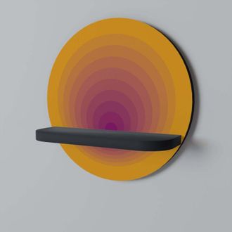 OEM Estante Redondo Blush Gradient Negro