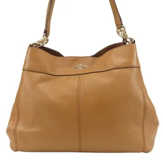 Coach Camel Leather Tote Bag (Pre-Owned)