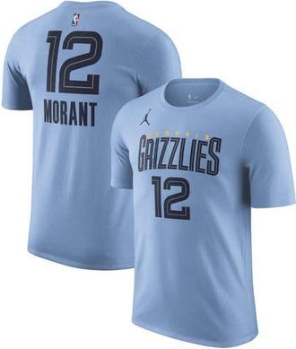 Jordan Brand Mens Jordan Brand Ja Morant Light Blue Memphis Grizzlies 2022/23 Statement Edition Name & Number T-Shirt at Nordstrom, Size X-Large