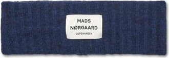 Mads Norgaard Gebreide hoofdband Aschley Tosca Peacoat - Dames - Accessoires - Blauw - ONE Size - Wol - Accessoires