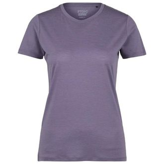 Stoic Merino155 LaholmSt. T-Shirt Merinoshirt f&uuml;r Damen | rosa/lila