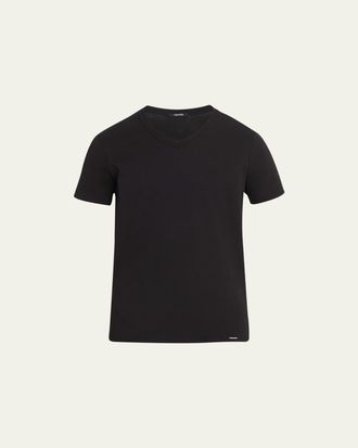 Tom Ford Mens Cotton Stretch Jersey T-shirt