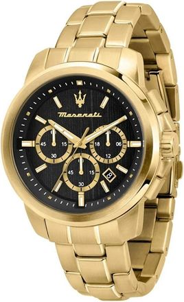 Maserati Successo 44 mm - Heren - Horloges - Geel - ONE Size - Accessoires
