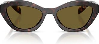 Prada Sunglasses Pra02 S 17 N09 Z Root Tortoise/Dark Brown Unisex