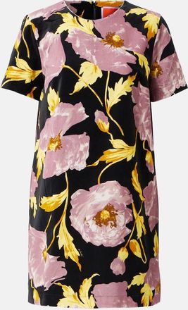 La DoubleJ Mini Swing floral cotton minidress