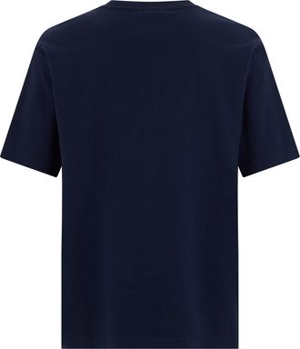 Dr&ocirc;le de Monsieur Mens Cotton T-Shirt Navy T-Shirts And Polos