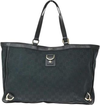Gucci Pre-owned Tote Bags, female, Black, Size: ONE SIZE Pre-owned Vintage Tote Bag