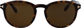 Tom Ford Round Sunglasses Ft0834 52 J