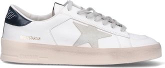 Golden Goose White Stardan Suede Star Leather Sneakers