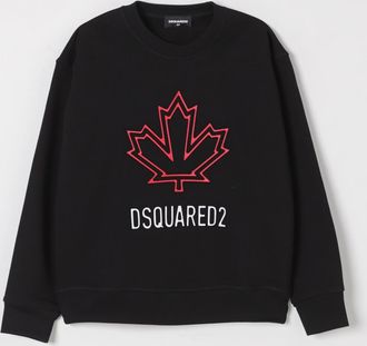 Dsquared2 Felpa a girocollo con logo foglia dacero Dsquared2