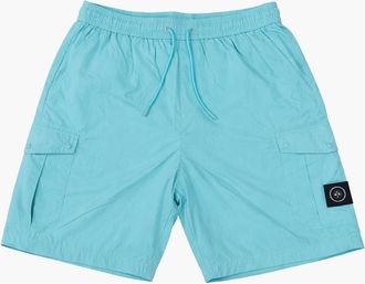 Marshall Artist Mens Marshall Artist Newport Cargo Short Cyan - Blue - Size: 37/36/32