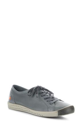 Softinos Isla Sneaker in 643 Grey Washed Leather at Nordstrom, Size 10-10.5Us
