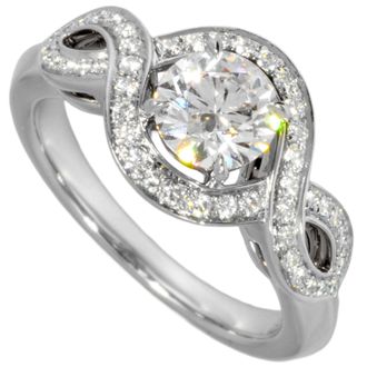 Harry Winston Platinum Platinum 950 Band Ring (Pre-Owned)