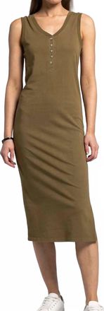 Thread & Supply Wilfred Dress In Antique Bronze