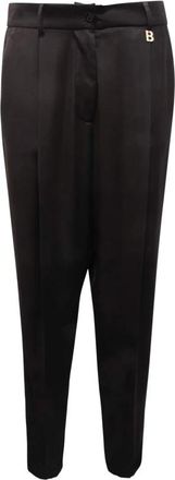 Blugirl Taps toelopende broek - Dames - Broeken - Zwart - M - Broeken