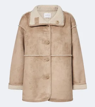 Velvet Shona teddy-trimmed jacket