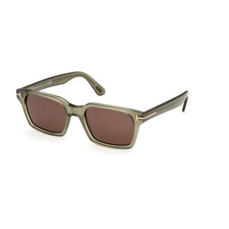 Tom Ford Hayden-02 Zonnebril - Heren - Accessoires - Groen - Maat: 54 MM