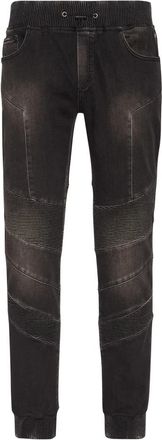Philipp Plein Denim Joggingbroek - Heren - Slim Fit Jeans - Zwart - W31 - Denim - Jeans