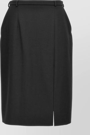 Dolce & Gabbana virgin wool slit straight skirt