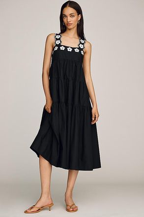 Maeve Helena Tiered Midi Dress