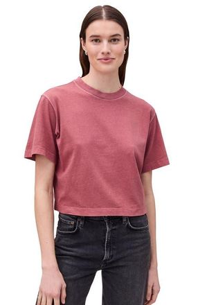 Richer Poorer Inc. The Relaxed Crop Tee in Marsala at Nordstrom, Size X-Small