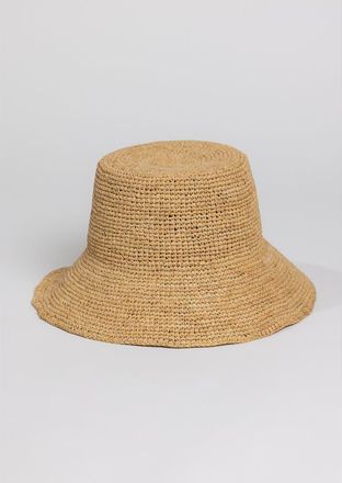Hat Attack Chic Crochet Bucket Hat in Natural at Nordstrom
