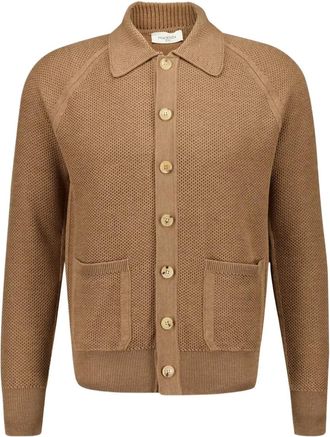 PIACENZA 1733 button-up wool overshirt - men - Virgin Wool - 52 - Brown