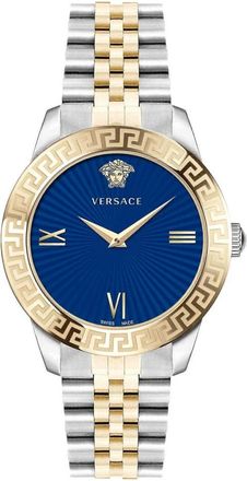Versace Analoge Quartz Horloge met Deployante Sluiting - Heren - Horloges - Grijs - ONE Size - Accessoires