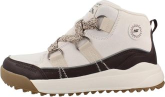 Skechers Yana Collins Landing - Dames - Veterlaarzen - Wit - 40 EU - Su&egrave;de - Schoenen