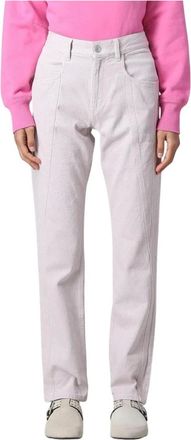 Isabel Marant Straight Fit Jeans, female, Pink, XS, High-Waisted Jeans