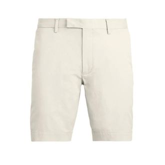 Ralph Lauren Flat Shorts - Heren - Korte broeken - Beige - Maat: W31 Katoen