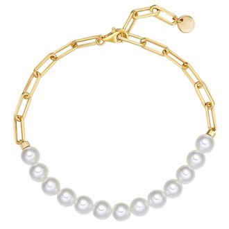 Rafaela Donata Womens Silberarmband - Gold Sterling Silver - One Size