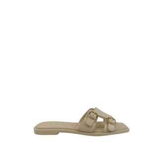 Santoni Beige Sandals - female - Santoni - Sliders - Beige - 4 1/2 UK - Shoes