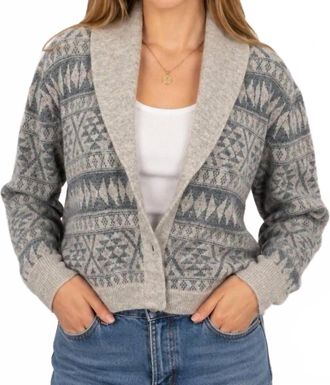 Rag & Bone Claire Cardigan In Multicolor