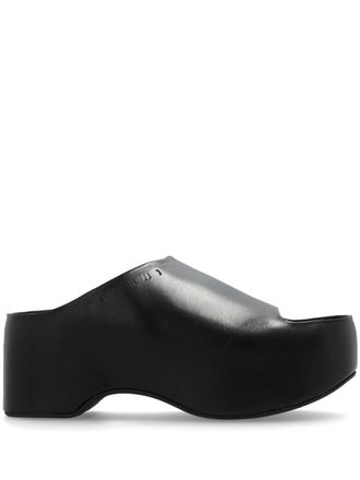 Marni Sandali con zeppa 75mm - Nero