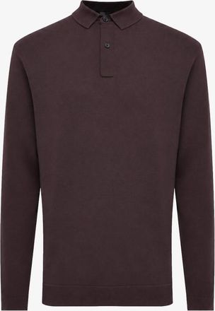Genti Polo Longsleeve | Bordeaux