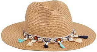 8 by YOOX EMBELLISHED STRAW PANAMA